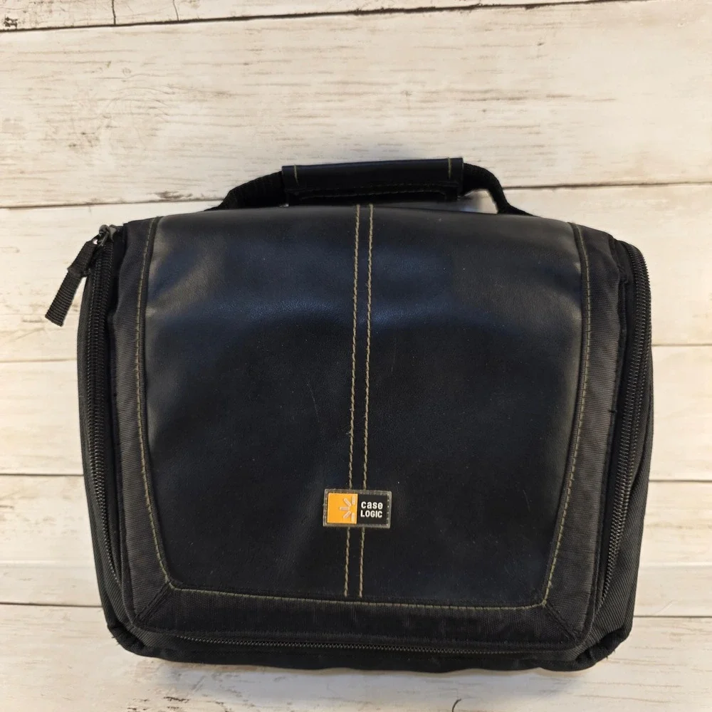 Case Logic Black Camera‎ Messenger Bag Shoulder Strap Padded Electronics Case